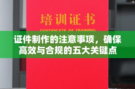寿宁证件制作的注意事项，确保高效与合规的五大关键点