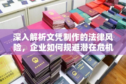 湘西深入解析文凭制作的法律风险，企业如何规避潜在危机